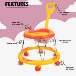 speedfox Musical Activity Walker With Parent Rod image 4