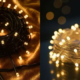 nkxik 40 LEDs 12 m Multicolor Steady String Rice Lights-picture-18