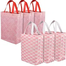 kuber industries Unisex-Adult Shopping Handbag| Grocery Shopping Bag | Carry Bag Pack of 6 Grocery Bags-picture-43