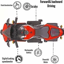 letzride Bike Battery Operated Ride On image 2