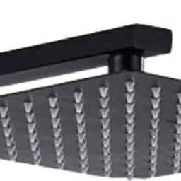 zap 360 Rotation Black Square Overhead Shower Stainless Steel With Shower Arm 6 Inch Fixed Mount-picture-29