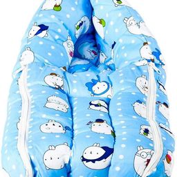 baybee Comfo Sleeping cum Carry Bag Mixed Print ( Blue ) Sleeping Bag-picture-14