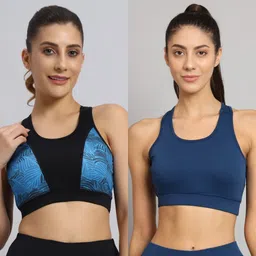 being runner Pack of 2 Women Sports Non Padded Bra-picture-38