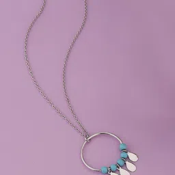 Carlton London 925 Sterling Silver Pendant with Chain & Rhodium Plating-picture-52