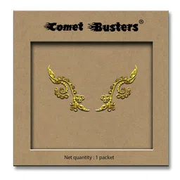 Comet Busters Handcrafted Face Gems Rave Eye Decoration Eye Jewels Eye Bindi - Gold image 5
