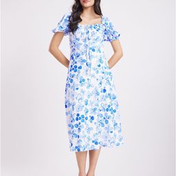 FableStreet Floral Printed Fit & Flare Midi Dress-picture-3
