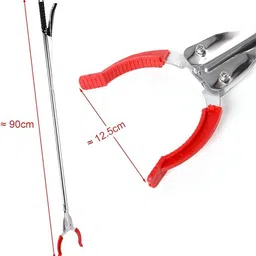 j - go the business hub Reacher Grabber Tool 90cm Extra Long Mobility Aid - Heavy Duty Grip Arm - Reaching Assist Tool for Trash Pickup, Litter Picker, Garden Nabber, Disabled, Handicap Arm image 2