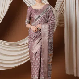 Mitera Bagh Zari Silk Blend Sungudi Saree-picture-17