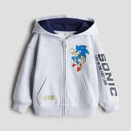 H&M Boys Printed Zip-Through Hoodie Sweatshirts-picture-47