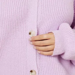 Styli Knitted Button Down Regular Length Cardigan image 2