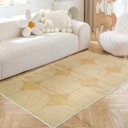 sapana carpet-mats multicolor Abstract 5 ft x 7 ft Machine Made Carpet image 1