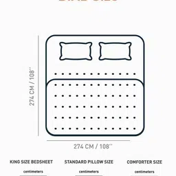 MYTRIDENT White & Pink Cotton Double King Bedsheet With Comforter & 2 Pillow Covers image 5