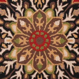 presto Red Traditional Wool 5 ft x 7 ft Hand Tufted Carpet image 4
