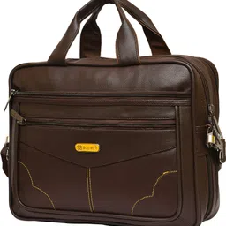 niavaa Men Brown Messenger Bag image 3