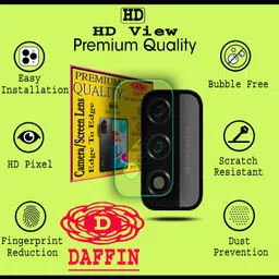 DAFFIN Back Camera Lens Glass Protector for Micromax IN 2C image 2