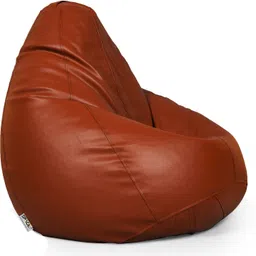 spacex XXXL Classic Premium Grade Leatherette/Pre-Filled Bean Bag/Comfortable/Sustainable Teardrop Bean BagWith Bean Filling image 2