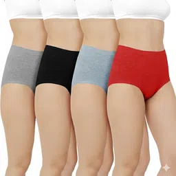 bella voste Pack of 3 Women Hipster Multicolor Panty-picture-12