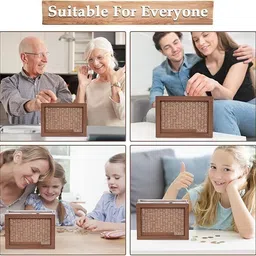 funlot Wooden Money Piggy Bank, Money Saving Box-016-M1 Coin Bank image 4