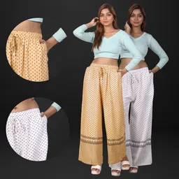 areeba collections Pack of 2 Women Pyjama-picture-10