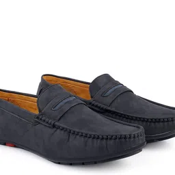 erix Trendy Black Partywear Latest Design Premium Buckle Loafers For Men Loafers For Men image 1