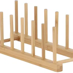 Plate Kitchen Rack CELEORIS Woodworks Plate Kitchen Rack Wood Wooden Plate Rack Dish Stand Wood-picture-38