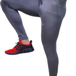 decisive Solid Men Silver Tights image 4