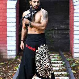 stand out Printed Cotton Men Harem Pants image 3