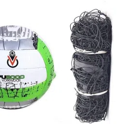 2727 pu green with nylon net and pump Volleyball Kit-image-8