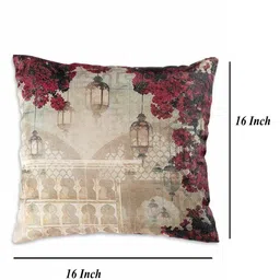 eric london Multicolor Jute Floral 16x16 inches Cushion Covers (Pack of 5) image 3