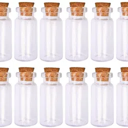 deziine Wishing Bottle Glass Material With Cork Stoppers For DIY Decoration(12 Pcs)-picture-20