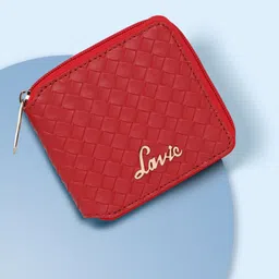 Women Casual Red Artificial Leather Wallet - Mini-image-62