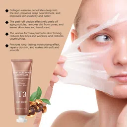 qerinkle T3 Baby Collagen Glow Mask | Korean Night Mask for Radiant, Glowing Skin image 3