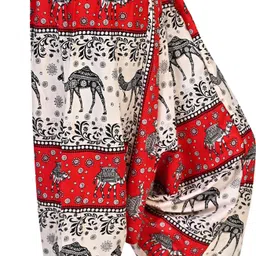 fusfus Printed Rayon Women Harem Pants image 4