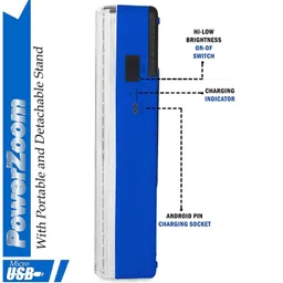 firstlike Home Emergency Light Rechargeable 60 High-Bright LED & Android Charging Support 7 hrs Lantern Emergency Light image 5