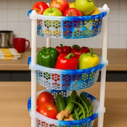 rj enterprises Plastic Storage Basket image 2