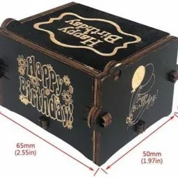 brotherz wooden music box happy birthday instrument image 5