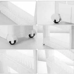 newon Plastic Kitchen Trolley image 4