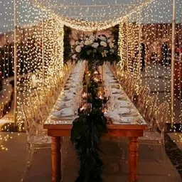 kavyashine 40 LEDs 9 m Yellow Flickering Bulb Rice Lights image 2