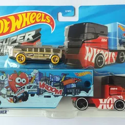 hot wheels SUPER RIGS PENCIL PUSHER TRANSPORTER VEHICLE image 1