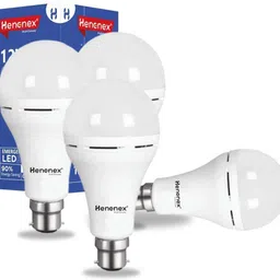 henonex 12W LED Bulb for Reliable Backup Lighting|Pck of 4 4 hrs Bulb Emergency Light-picture-15