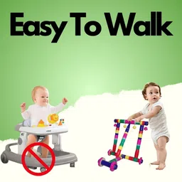 aproaziz JKR Wooden Activity Baby Walker nadavandi for Kids Inflatable Sofa/ Chair image 4