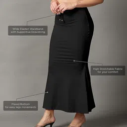 VAGMI STORE Fishcut Shapewear_124 Lycra Blend Petticoat image 2