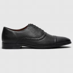 louis stitch Black Oxford Lace Up Shoes for Men RGOXJB UK 12 Lace Up For Men image 2