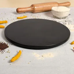 Marble Chakla Black (10 Inch) | Rolling Board | Chapati Maker for Kitchen Board-image-3