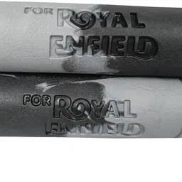 lksglobal Gray/Black Handle Bar Grip For Royal Enfield Classic 350, Classic 500, Classic Chrome, Continental GT, Classic Desert Storm image 1