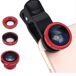 OSTALY 3 in 1 Ultra HD Universal Clip Lens, Wide Angle, Fish Eye, Macro Lens Mobile Phone Lens image 3