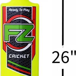 fizo PVC Cricket Kit Kids 5-7 year Plastic Bat Size 2, Wickets 24'', Bails, Ball_No.1 Cricket Kit image 2