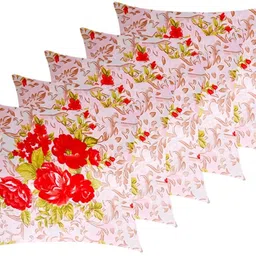 sanju brother bolestar Microfibre Floral Bolster Pack of 7 image 2