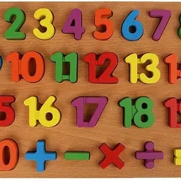 poksi Wooden Number for Kids with solid Wooden numerics | counting image 1