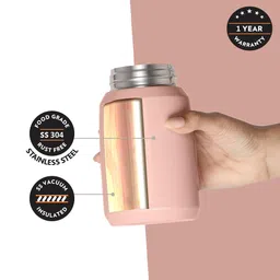 borosil CarryMate Vaccum Insulated Travel Coffee/Tea Mug 13 Hours Cold & 12 Hours Hot 500 ml Flask image 3